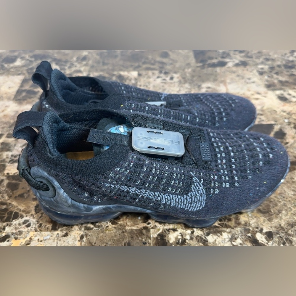 Nike Air VaporMax Flyknit 2020 Black Dark Gray Running Shoes Sneakers